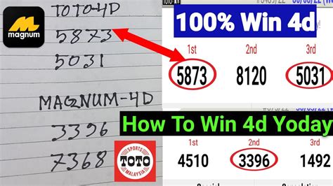 winning toto 4d